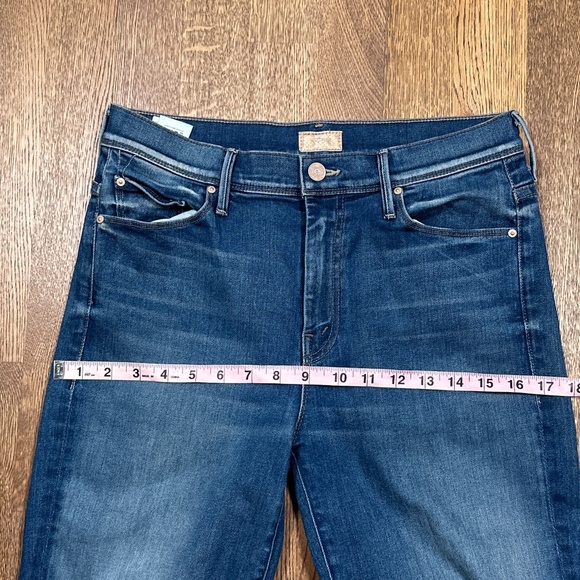 Mother The Super Cruiser Blue Moon High Rise Flare Denim Jeans Womens 29 - Picture 13 of 13